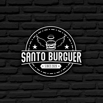 Logo restaurante Santo Burguer Porto Alegre