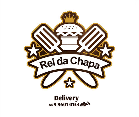 Logo restaurante O Rei da Chapa