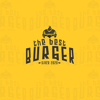 Logo restaurante the best burger