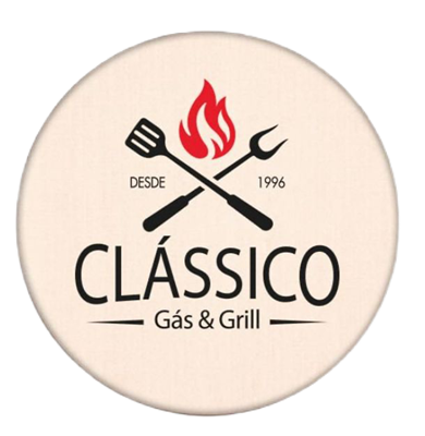 Logo restaurante Classico gás e grill