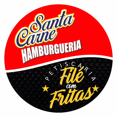 Logo restaurante Santa Carne Burger's & Filé com Fritas petiscaria