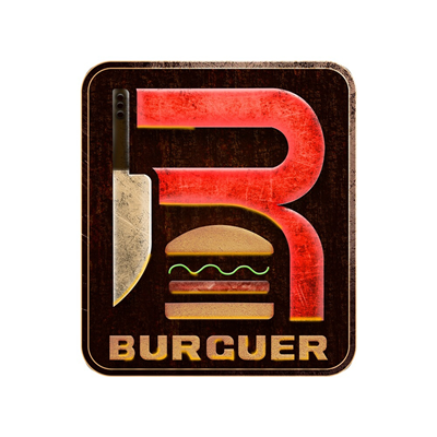 Logo restaurante R Burguer
