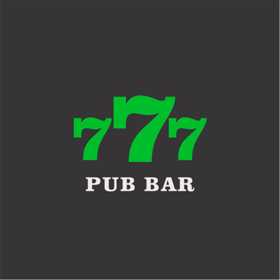Logo restaurante 777 pub bar
