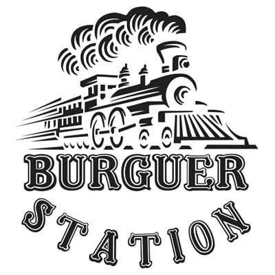 Logo restaurante Burguer Station Hamburgueria Artesanal