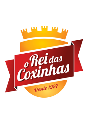 Logo restaurante O REI DAS COXINHAS