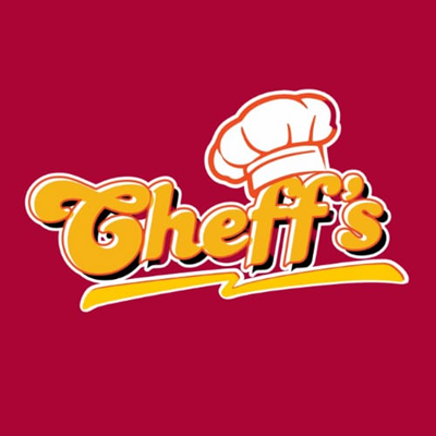 Logo restaurante cheff´s shawarma e açai