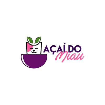Logo restaurante Açaí Do Miau