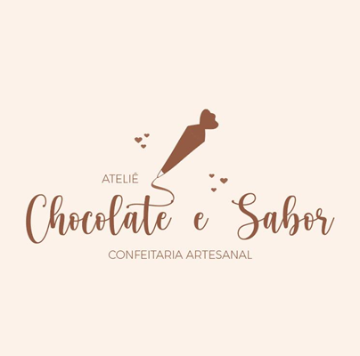Logo restaurante Ateliê Chocolate & Sabor