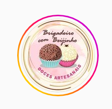 Logo restaurante Brigadeiro com Beijinho Confeitaria
