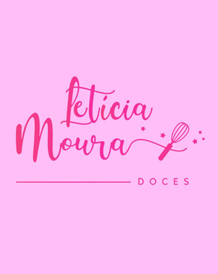 Logo restaurante letícia moura doces