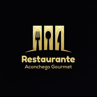 Logo restaurante restaurante aconchego goumet