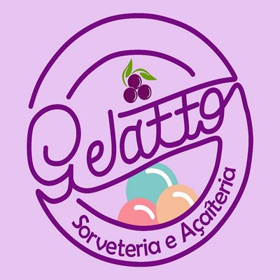 Logo restaurante Gelatto Sorveteria e Açaiteria