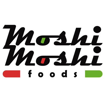 Logo restaurante moshi moshi foods