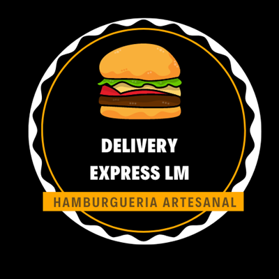 Logo restaurante Hamburgueria Delivery express LM