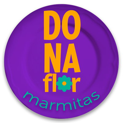 Logo restaurante Dona Flor Marmitas