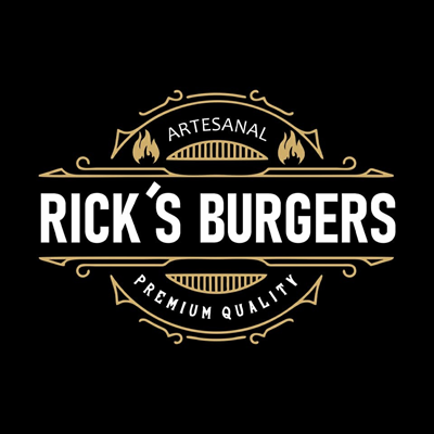 Logo restaurante RICK'S BURGERS ARTESANAL