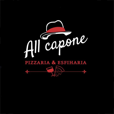 Logo restaurante All Capone Pizzaria e Esfiharia