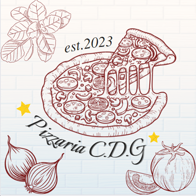 Logo restaurante Pizzaria C.D.G
