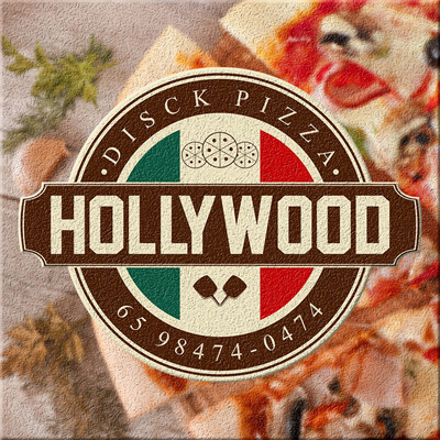 Logo restaurante cupom Pizzaria hollywood