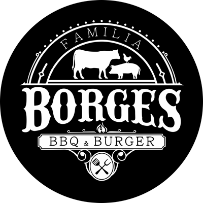 Logo restaurante Familia Borges BBQ e Burger