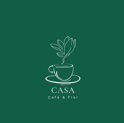 Logo restaurante Casa Café e Flor