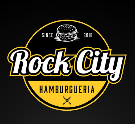 Logo restaurante Rock City Hamburgueria