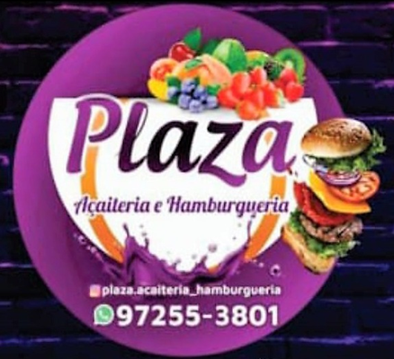 Logo restaurante Plaza Açaiteria e Hamburgueria Artesanal
