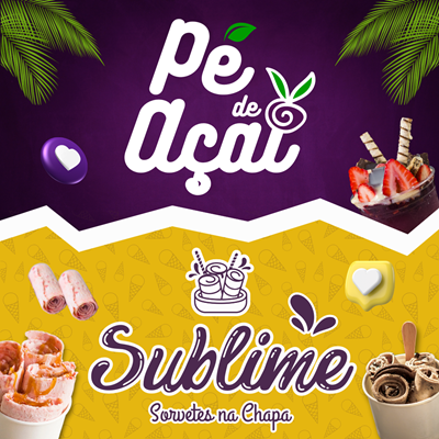 Logo restaurante PÉ DE AÇAÍ • SUBLIME - SORVETES NA CHAPA