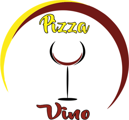 Logo restaurante pizza e vino 