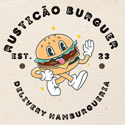 Logo restaurante Rusticão burguer