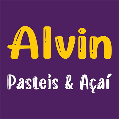 Logo restaurante Alvin Pastéis e Açaí