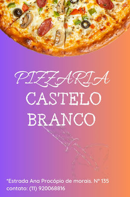 Logo restaurante pizzaria castelo branco