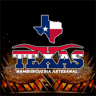 Logo restaurante texas hamburgueria arts