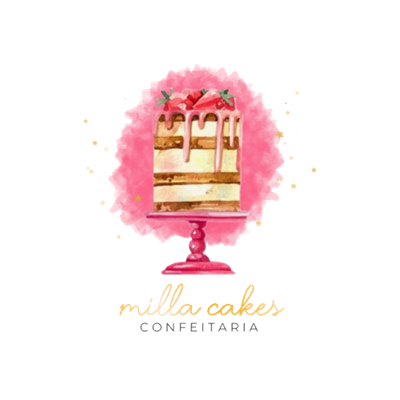 Logo restaurante milla cakes