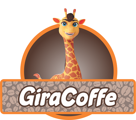 Logo restaurante GiraCoffe / Alugateca Cantinho da Girafa