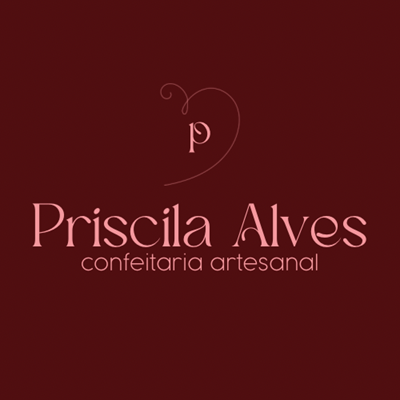 Logo restaurante Priscila Alves Confeitaria Artesanal