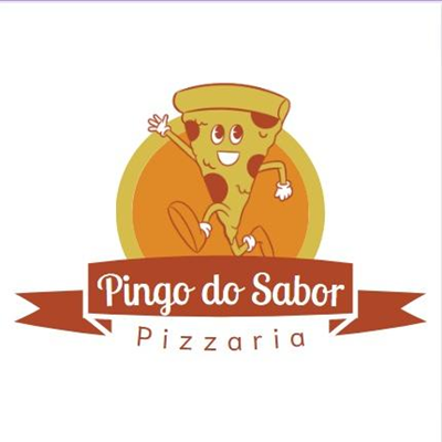 Logo restaurante pizzaria pingo do sabor