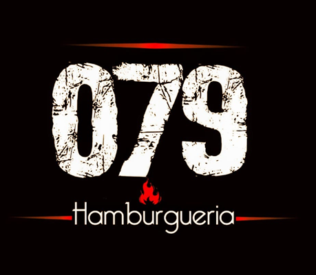 Logo restaurante 079 hamburgueria