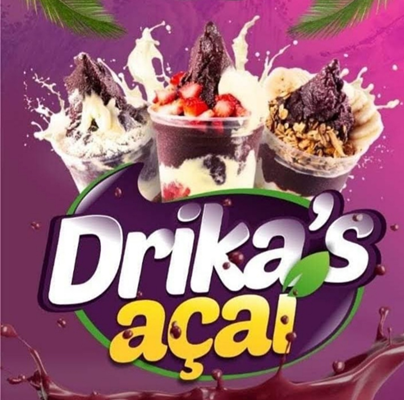 Logo restaurante Drika's Açaí