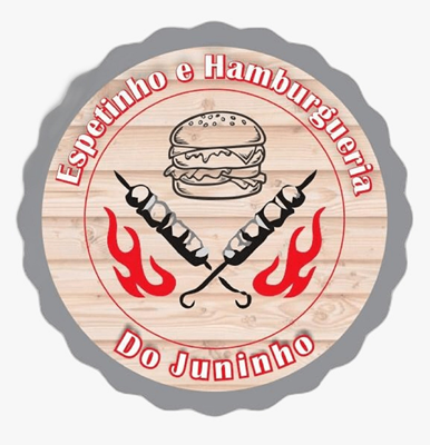 Logo restaurante Juninho Espeteria e Hamburgueria
