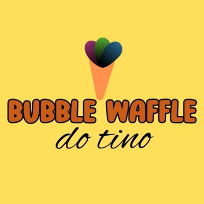 Logo restaurante bubble waffle do tino