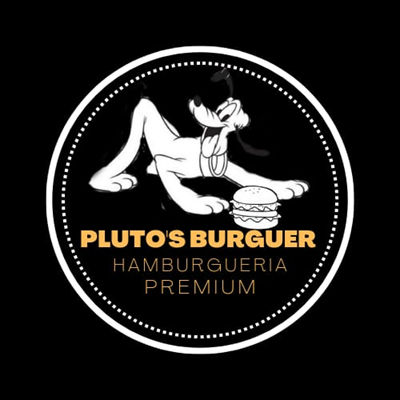 Logo restaurante pluto´s burguer