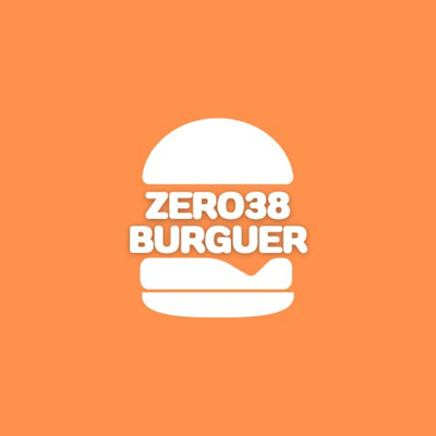 Logo restaurante ZERO38burguer
