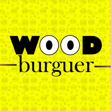 Logo restaurante wood burguer