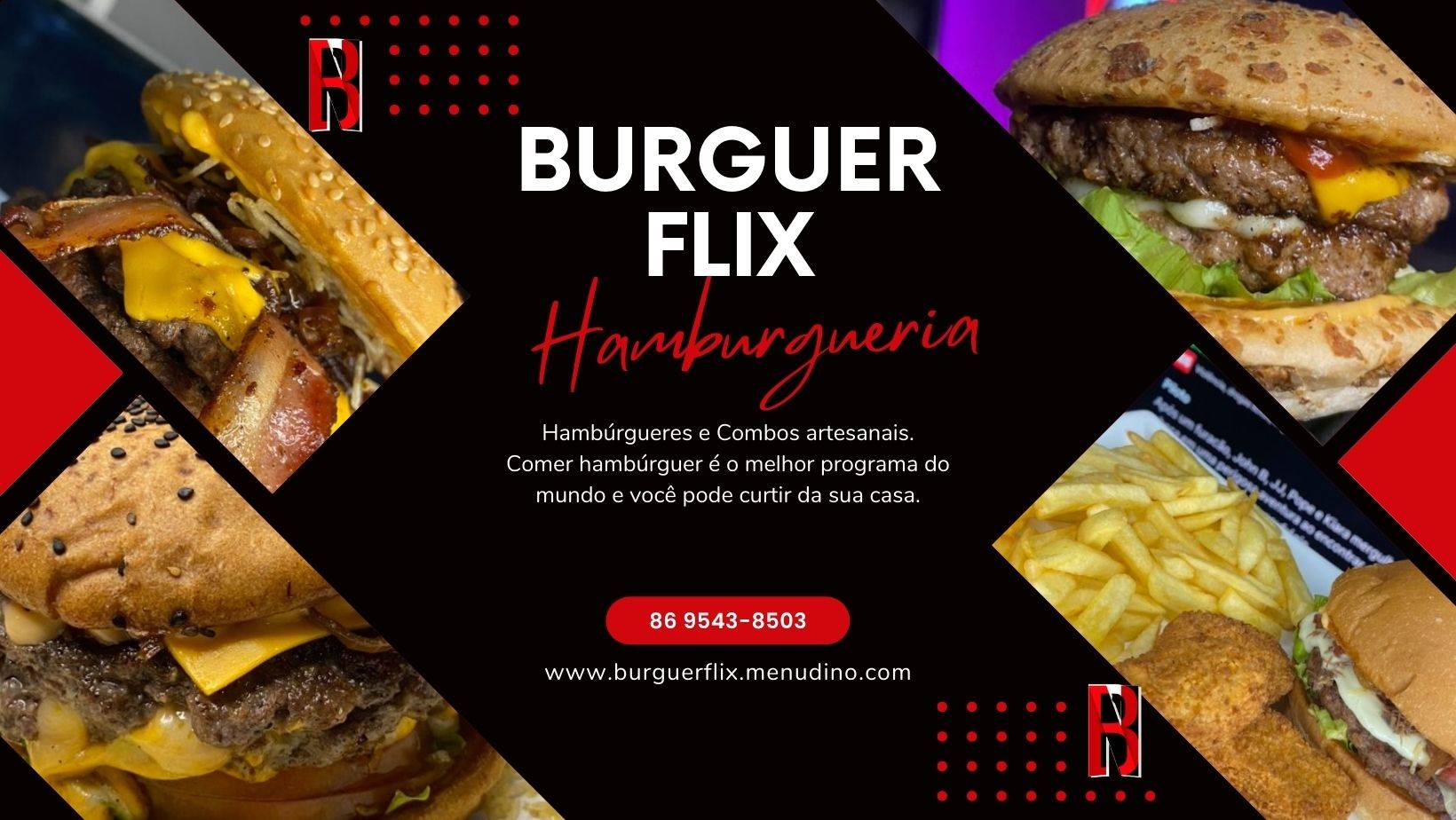 Burguerflix Cardápio - Delivery de Hamburguer em Quatro Barras