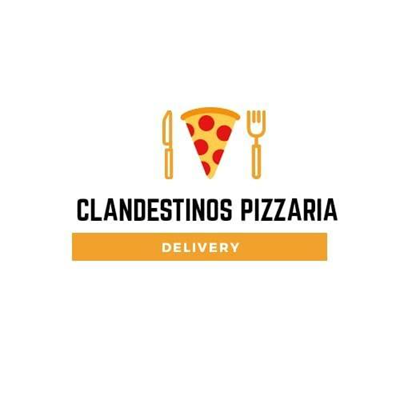 Logo restaurante Clandestinos Pizzas e Esfihas
