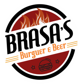 Logo restaurante Brasas Burguer e Beer