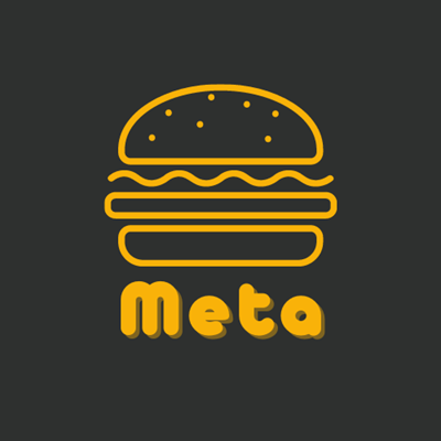 Logo restaurante META BURGUER