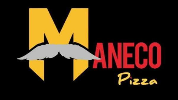 Logo restaurante maneco pizza