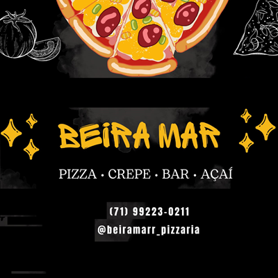 Logo restaurante Beira Mar pizzaria e creperia 